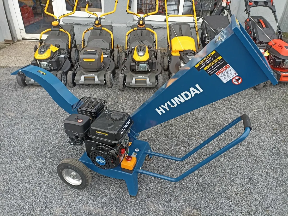 HYUNDAI HYCH6560 GARDEN WOOD CHIPPER,SHREDDER - Image 1
