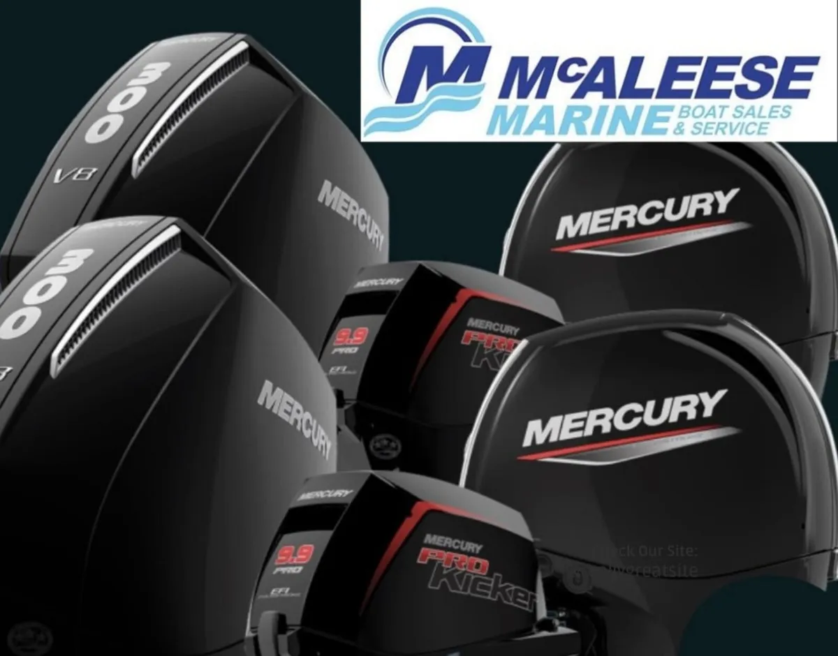 ✔️7 Year warranty on Mercury Outboards