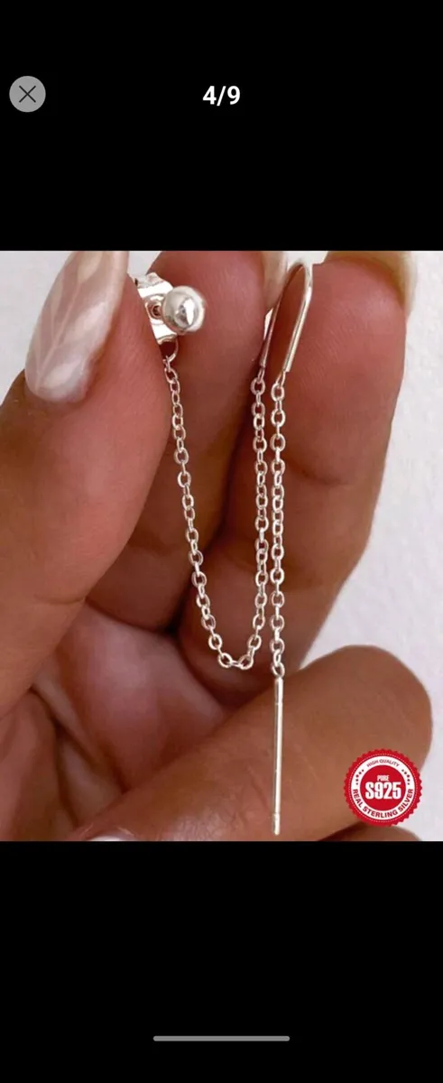 1pc Fashionable Simple Style S925 Sterling Silver - Image 2