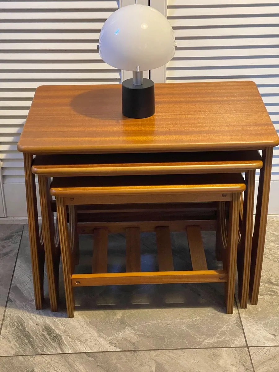 Mid century nesting tables - Image 1