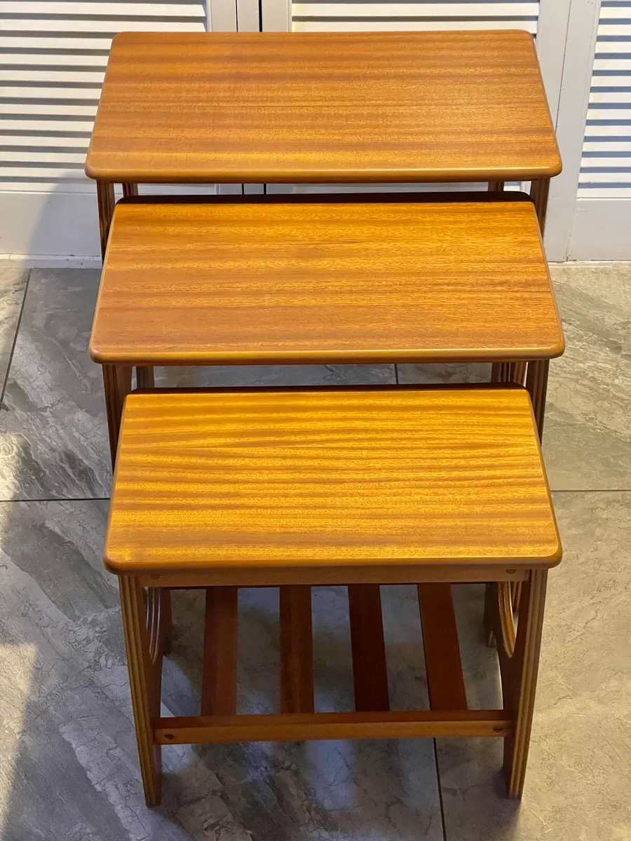 Mid century nesting tables - Image 2