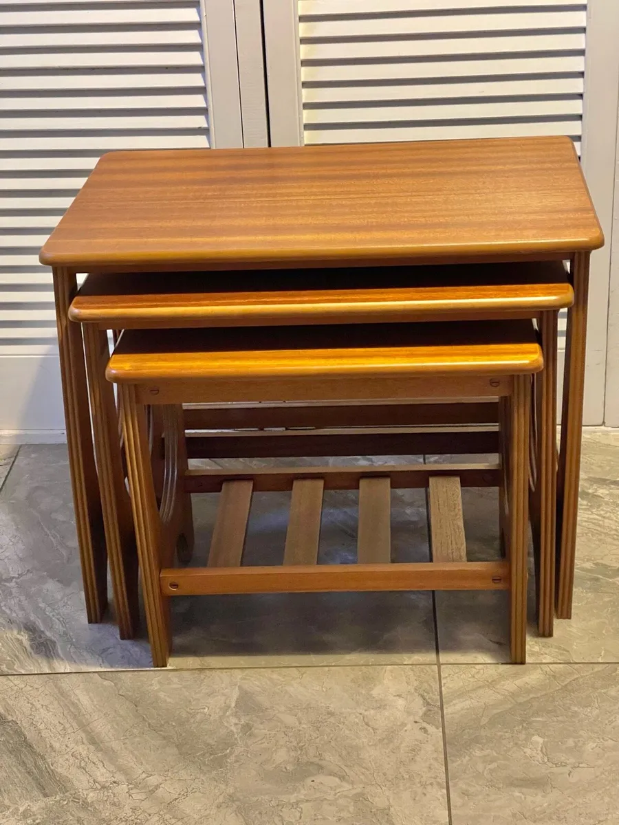 Mid century nesting tables - Image 3