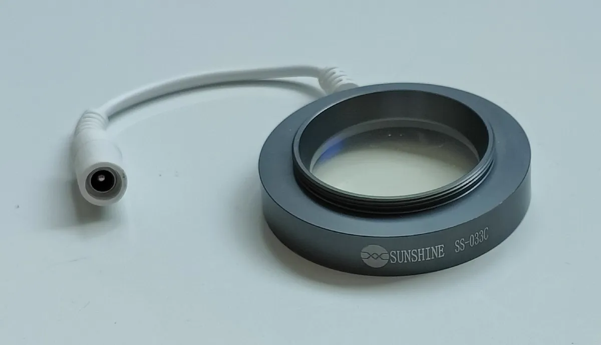 SUNSHINE SS-033C Ring Light Microscope – New - Image 1