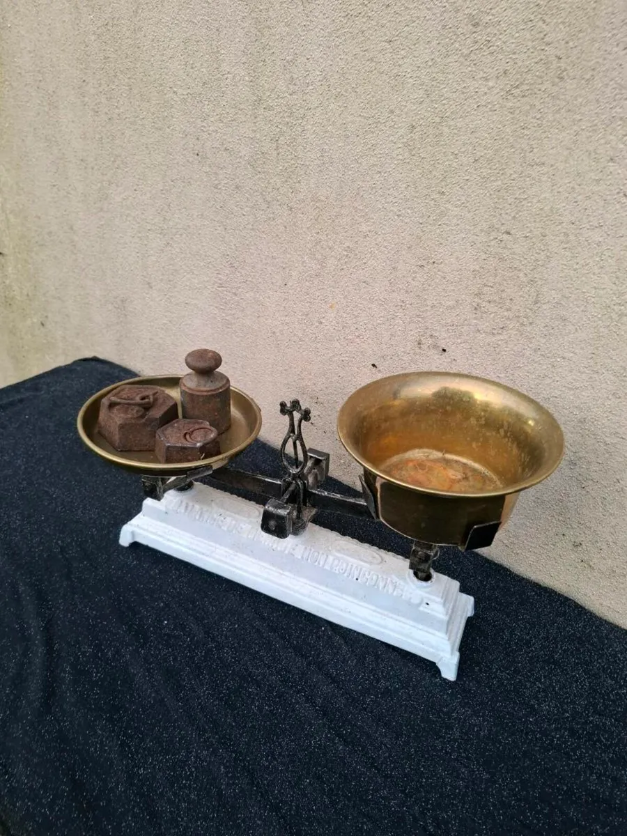 Antique scale possible to post - Image 1
