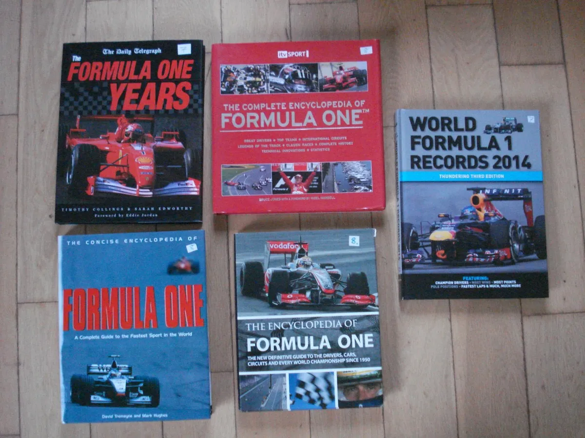 FORMULA ONE  ENCYCLOPEDIA BOOKS. 5. - Image 2
