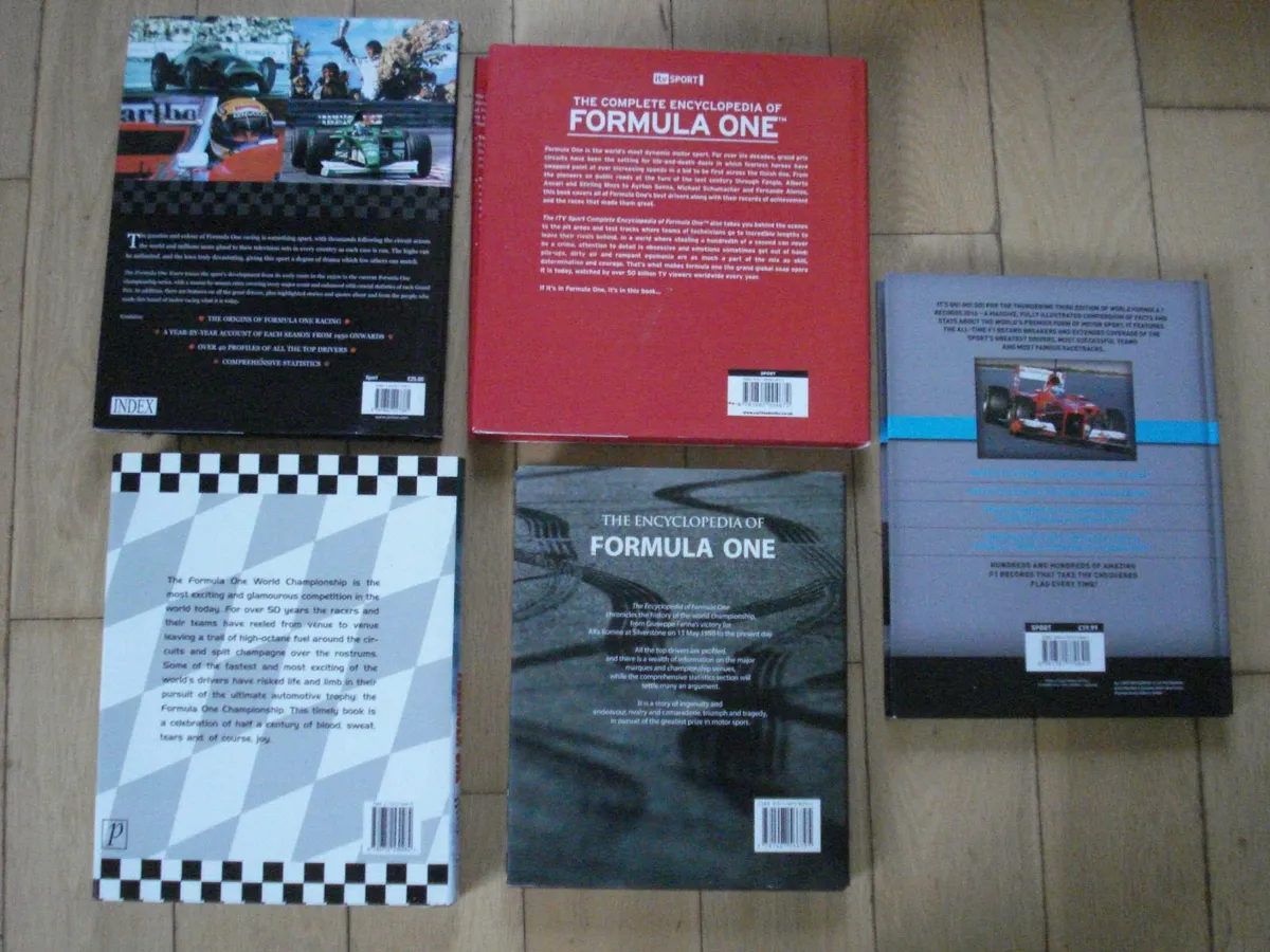FORMULA ONE  ENCYCLOPEDIA BOOKS. 5. - Image 3