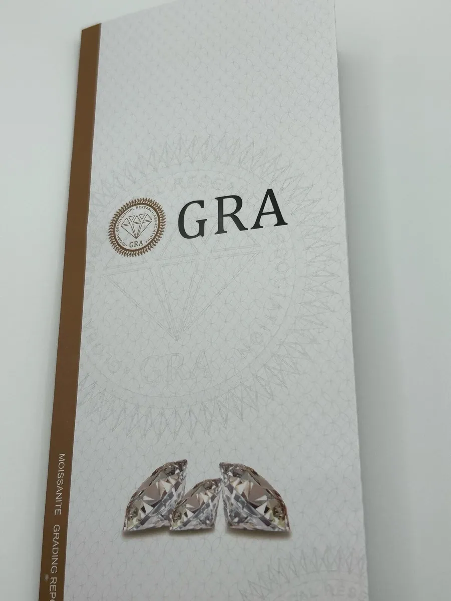 VVS1 Moissanite Engagement Ring - Image 4