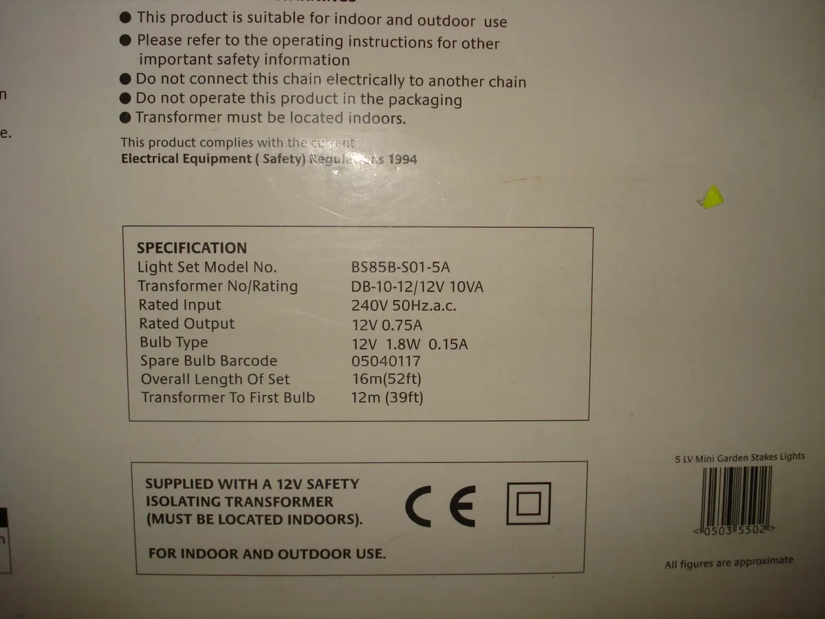 CHRISTMAS OUTDOOR LIGHT SET. - Image 4