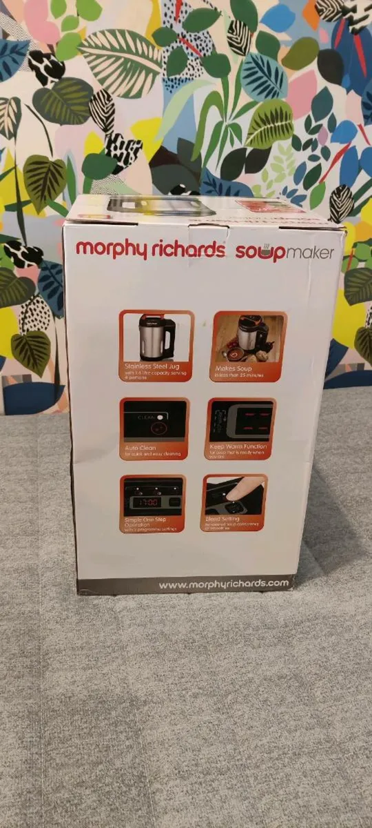 NEW Morphy Richards soup maker - Image 2