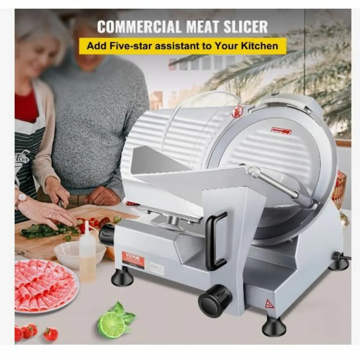 Commercial Meat Slicer, 240W - Image 2