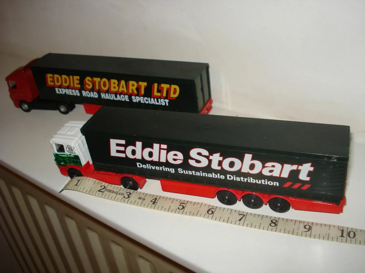 CORGI EDDIE STOBART TRUCKS. 1/64 SCALE. - Image 1