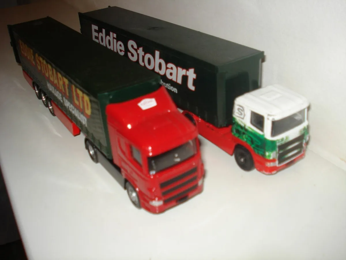 CORGI EDDIE STOBART TRUCKS. 1/64 SCALE. - Image 4