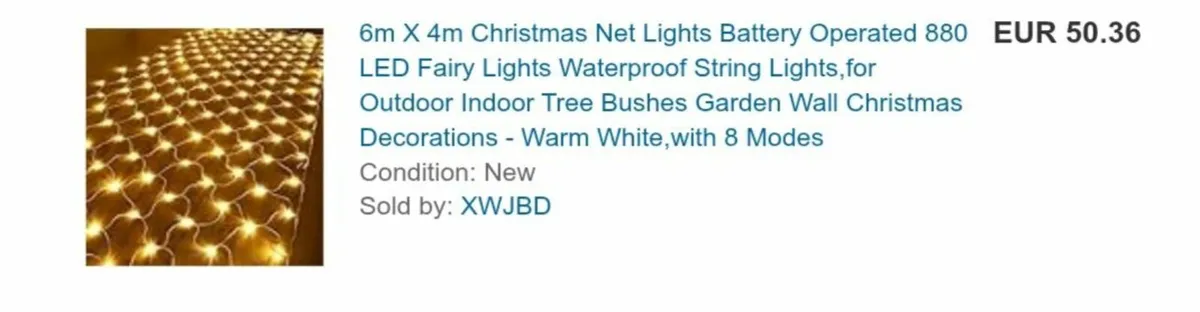 Outdoor Christmas lights - Image 2