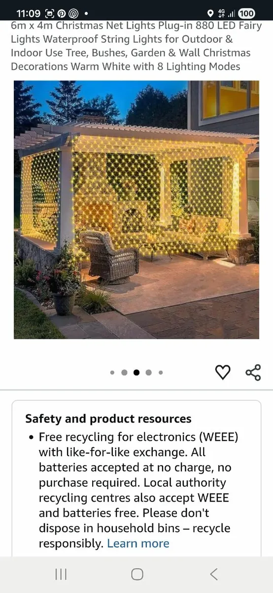 Outdoor Christmas lights - Image 3