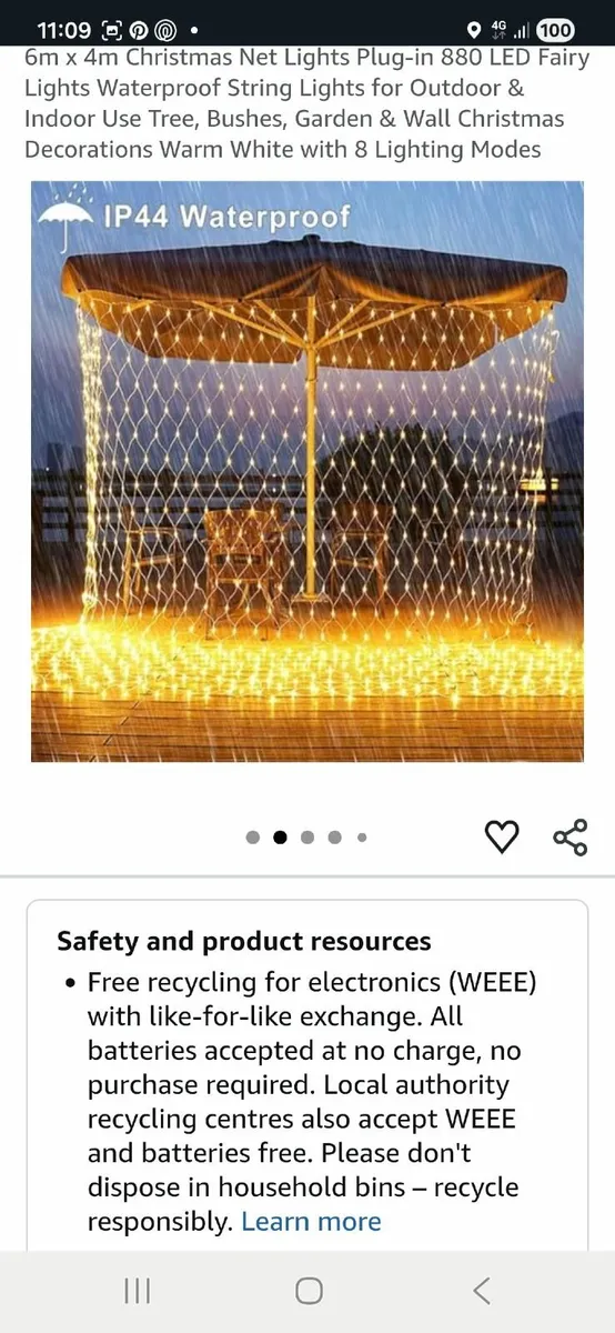 Outdoor Christmas lights - Image 4