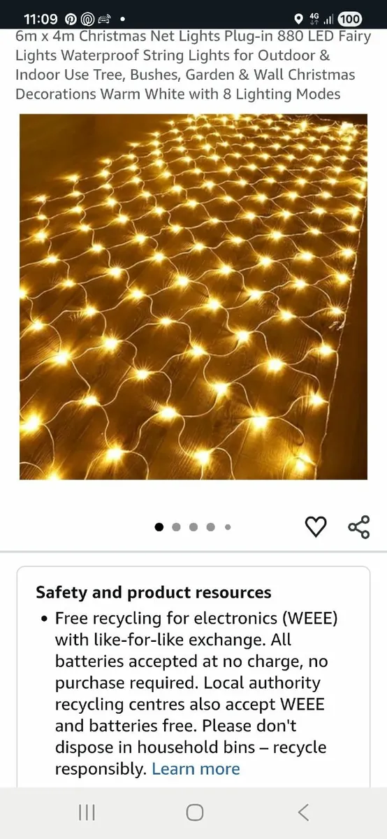 Outdoor Christmas lights - Image 1