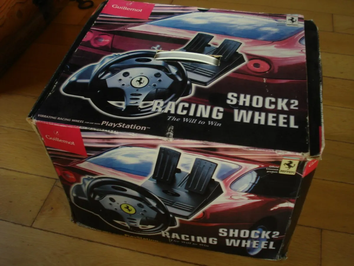 FERRARI VIBRATING RACING WHEEL & PEDALS. - Image 4