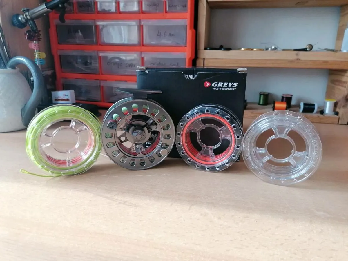 Greys QRS Fly Reel + 3 lines - Image 2