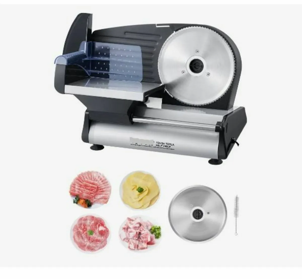 Meat Slicer, 7.5 inch Electric Deli Food Slicer - Image 1