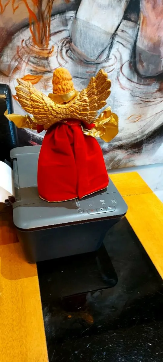 Vintage Christmas Tree Top Angel. - Image 2