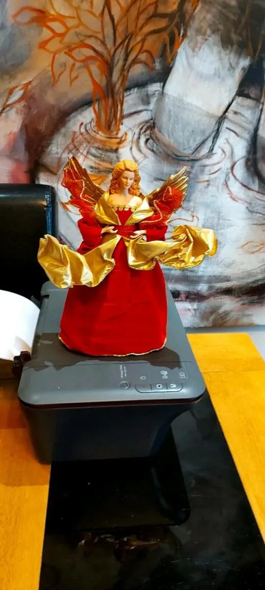 Vintage Christmas Tree Top Angel. - Image 4