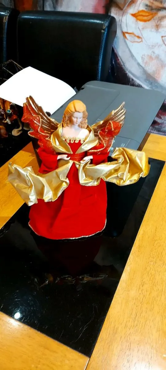 Vintage Christmas Tree Top Angel. - Image 1