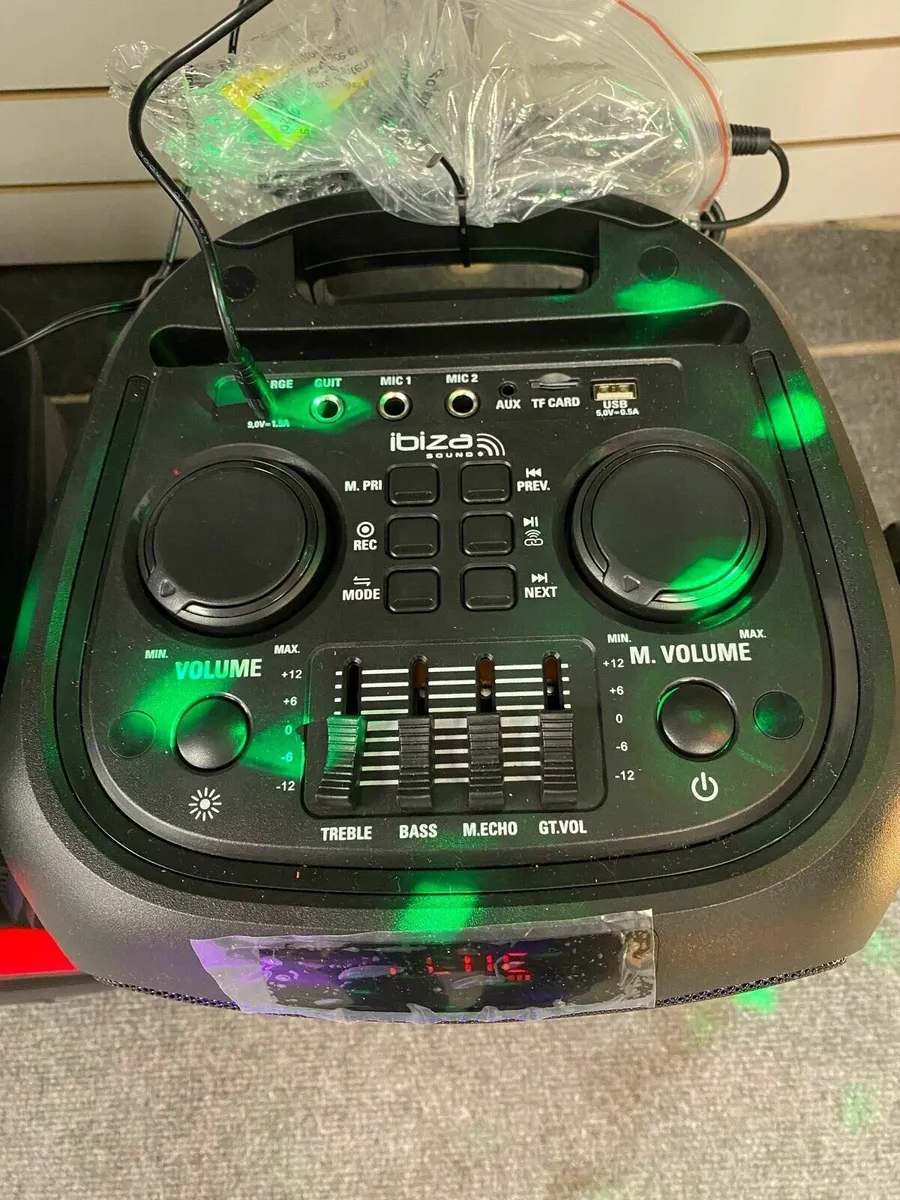 Ibiza Venus 600W Portable BT Boombox NEW - Image 2