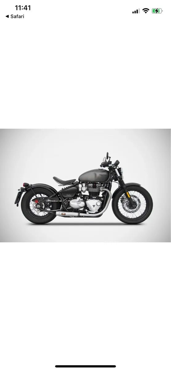 Triumph Bonneville bobber