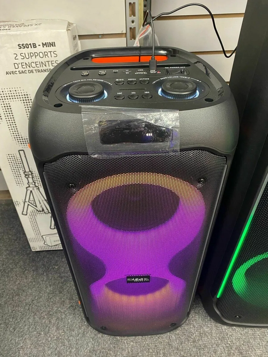 Ibiza Columba 600W Portable BT Boombox NEW - Image 2