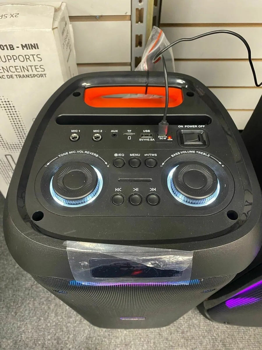 Ibiza Columba 600W Portable BT Boombox NEW - Image 3