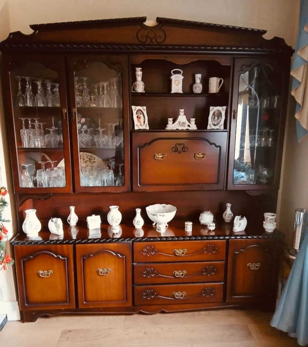 Vintage Mahogany Display Cabinet