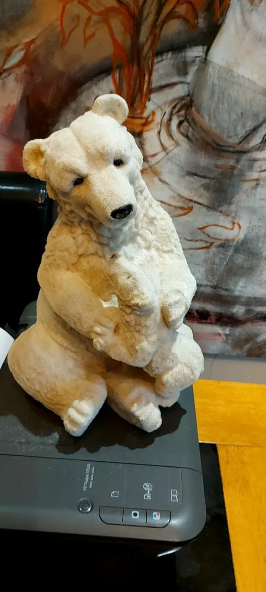 Vintage Christmas  Polar Bear  & Cub - Image 1
