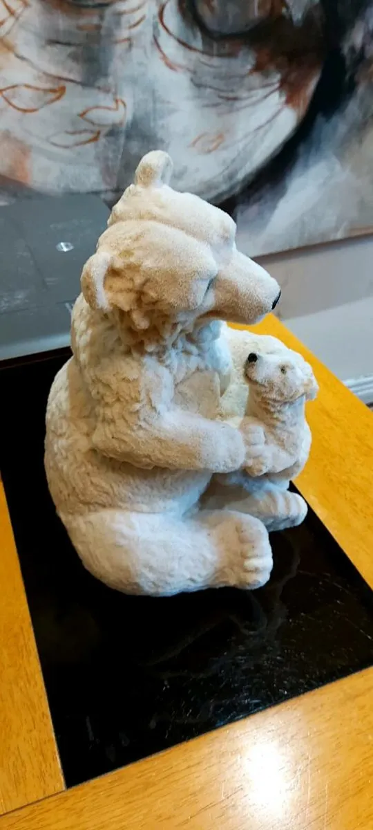 Vintage Christmas  Polar Bear  & Cub - Image 3