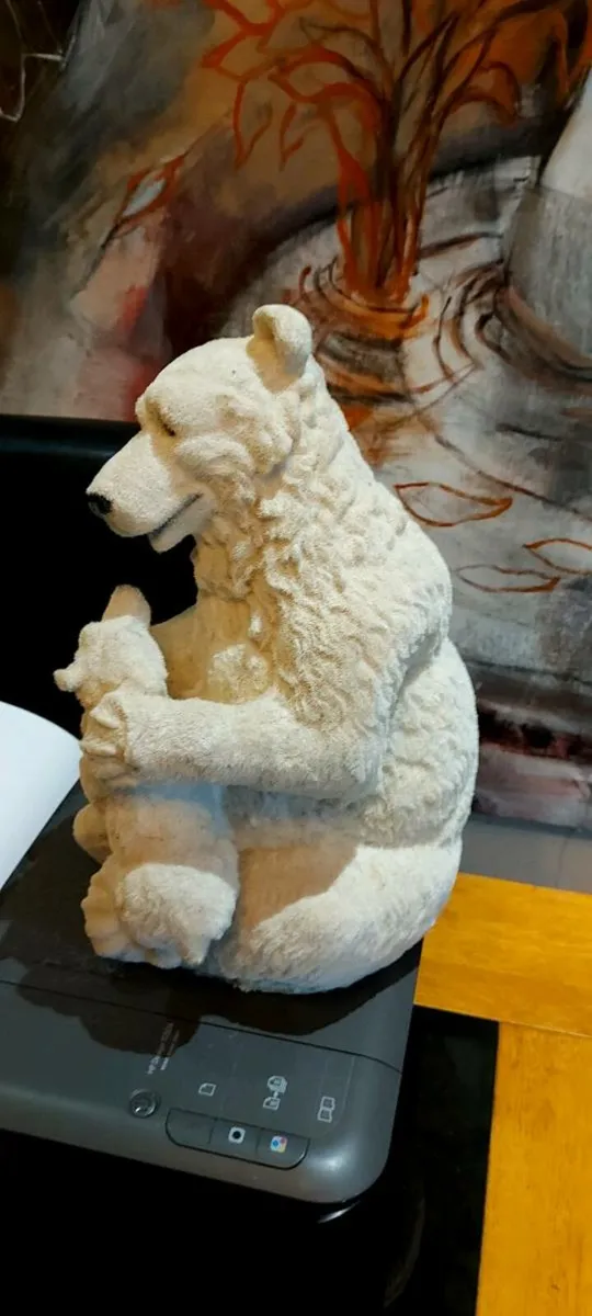 Vintage Christmas  Polar Bear  & Cub - Image 4