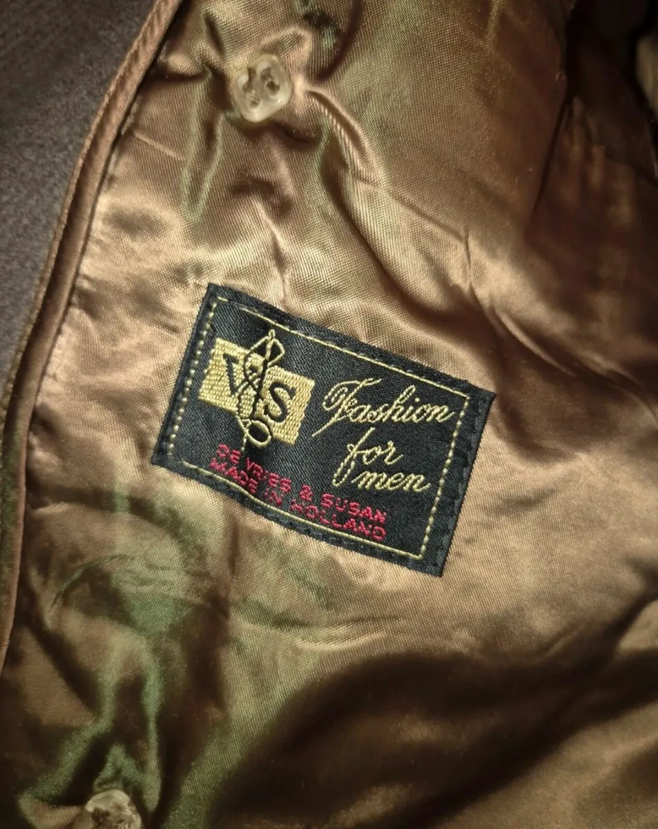 Vintage Double-Breasted Wool Coat - Image 3