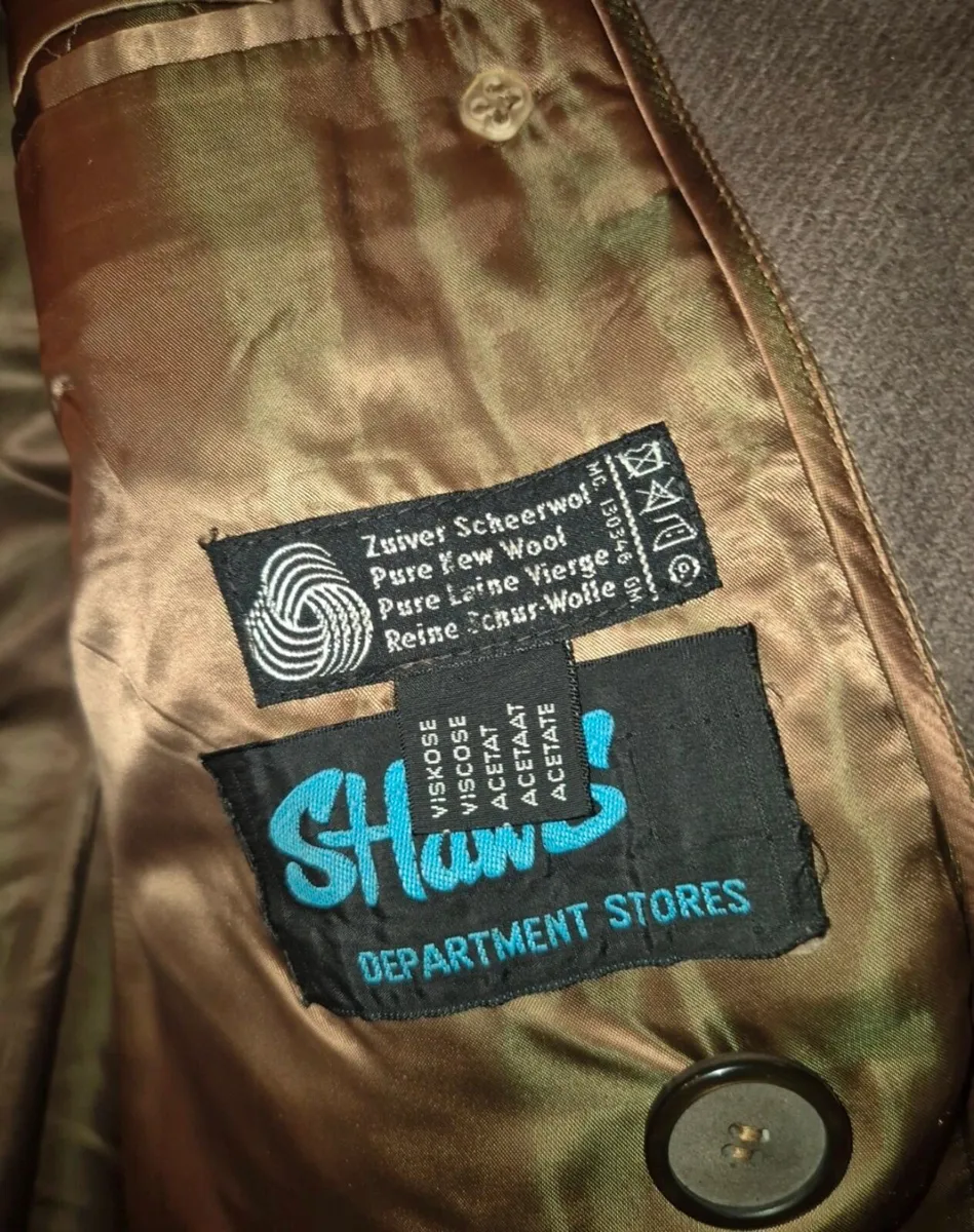 Vintage Double-Breasted Wool Coat - Image 4