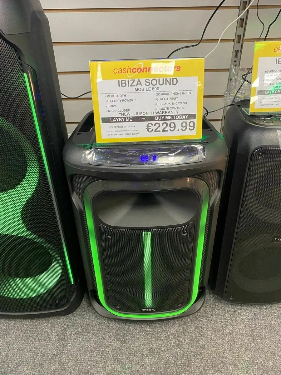 Ibiza Mobile 800 BT Portable Boombox NEW - Image 1