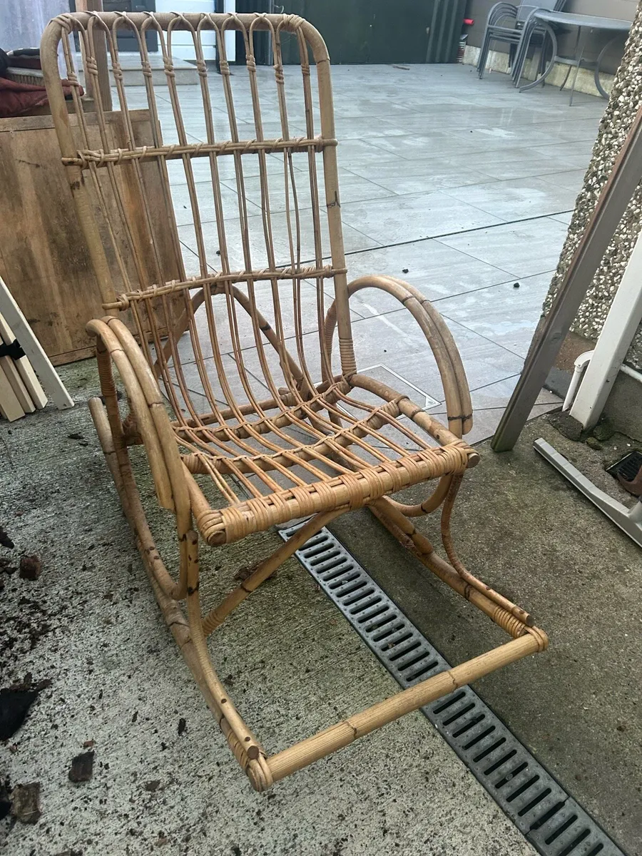 Bamboo Rocking Chair - Image 2