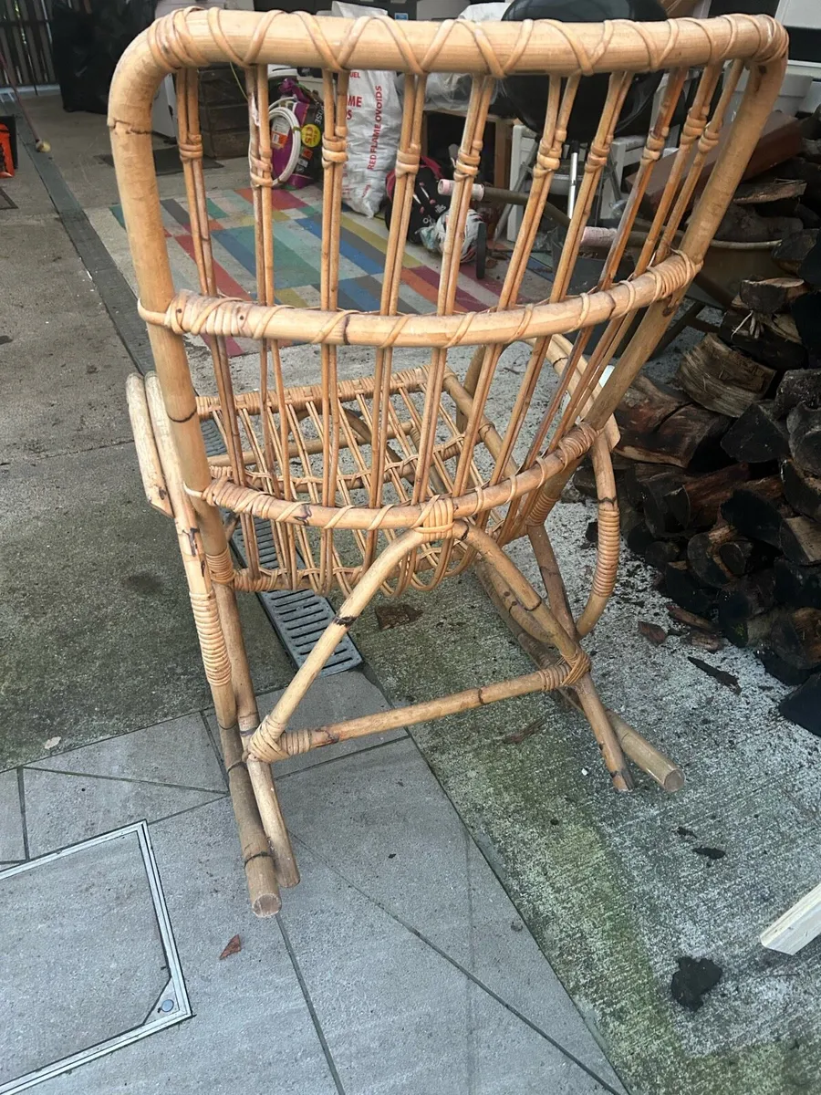 Bamboo Rocking Chair - Image 4