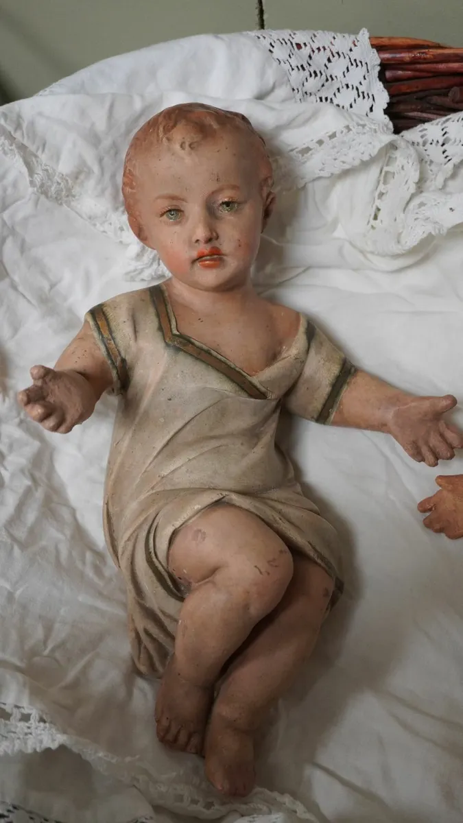 Antique Belgian Church Cherubs - Image 2