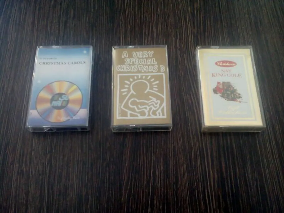 3 Christmas Carols Cassette Tapes.