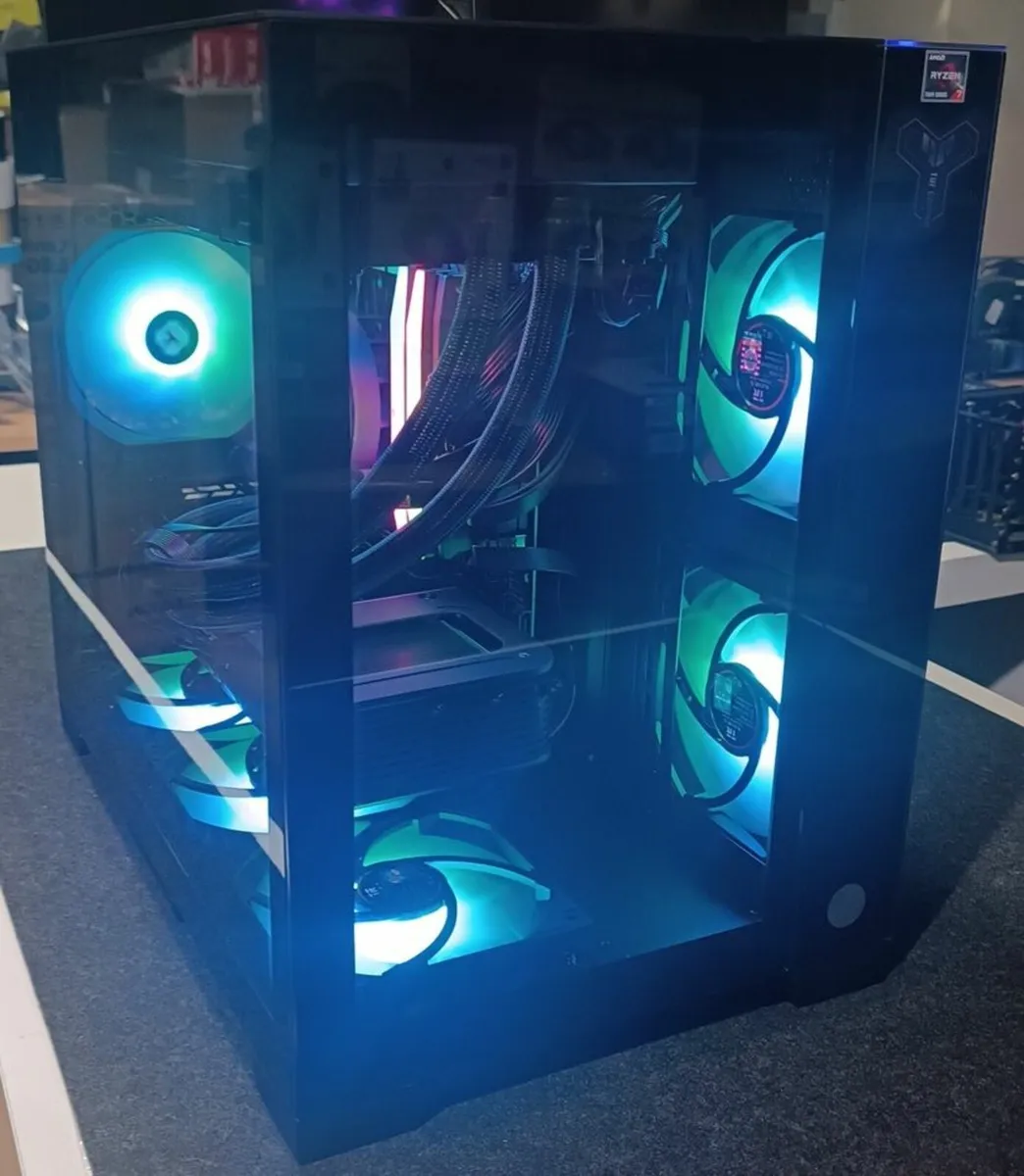 Hi-End Dynamic Mini Ryzen X3D RX 9070 XT Gaming PC - Image 1