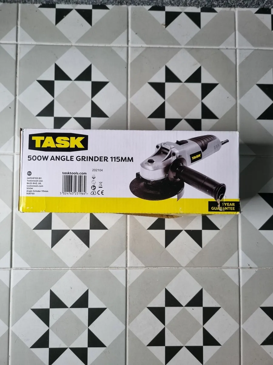 Task 500w Angle Grinder 115mm - Image 1