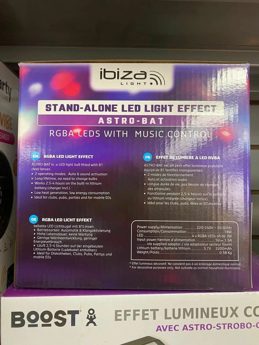 Astro Bat LED Light Ball BRAND NEW - Image 3