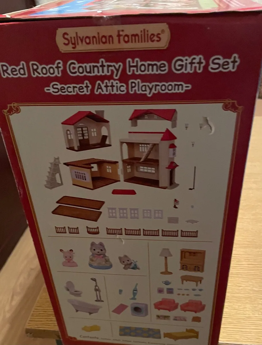 Sylvanian families red roof country home - Image 3