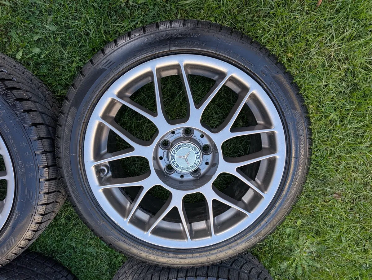 R17 5X112 genuine BBS RC307 wheels + tyres - Image 4