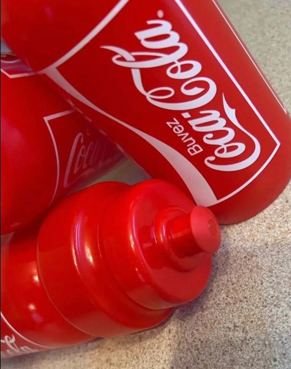 Coca Cola Tour de France Water Bottles New - Image 3