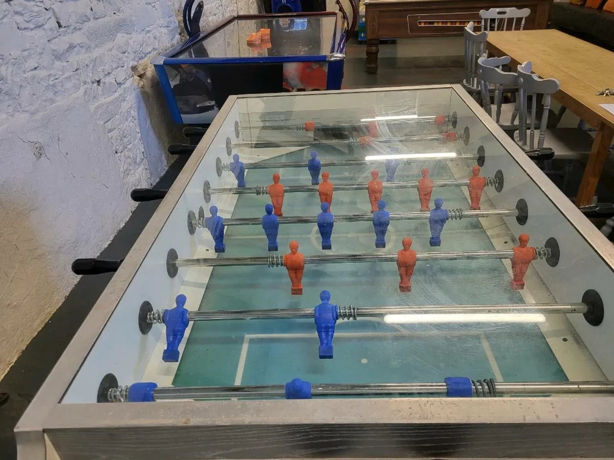 Commercial Foosball table, with coin mechanism - Image 3