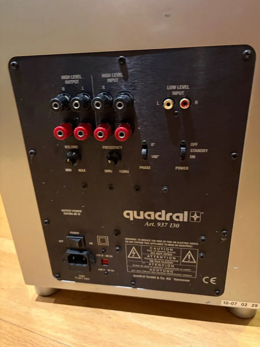 Quadral Active Subwoofer - Image 2