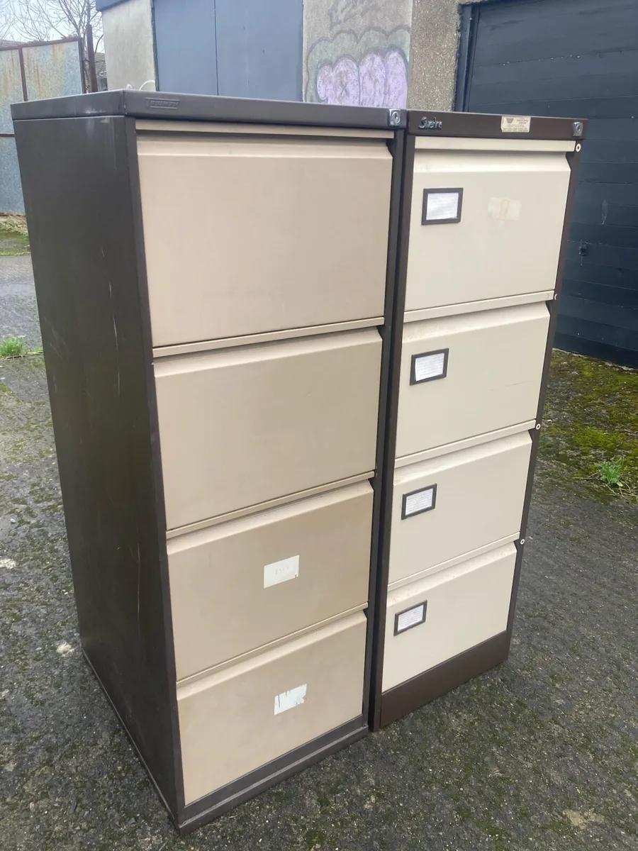 Filing Cabinets x 2 - Image 1